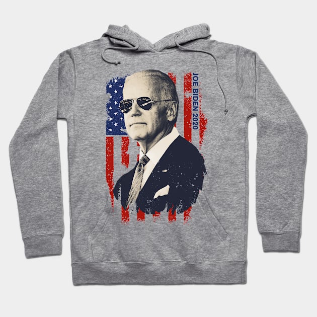 Joe Biden for President 2020 - US Flag Hoodie by simplecreatives